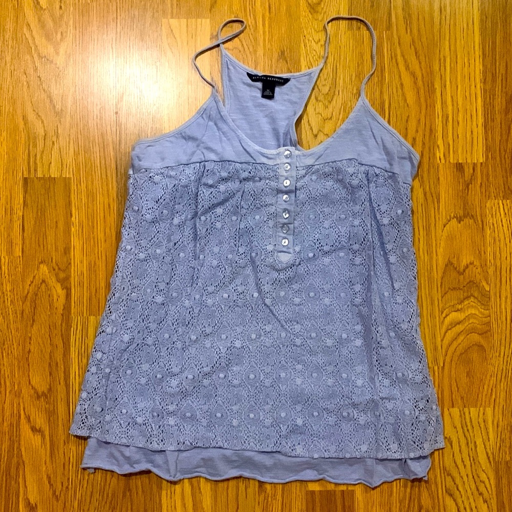 Banana Republic Blue Tank Top